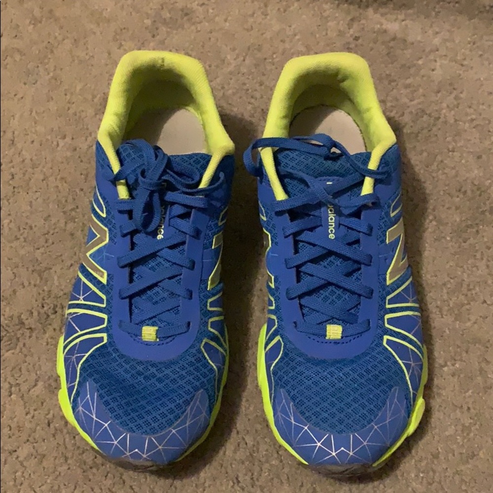 Blue & green New balance runners